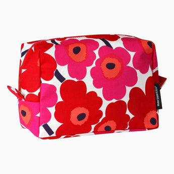 Marimekko Unikko Vilja 迷你紅色化妝包 H17 x 10 x 23 厘米