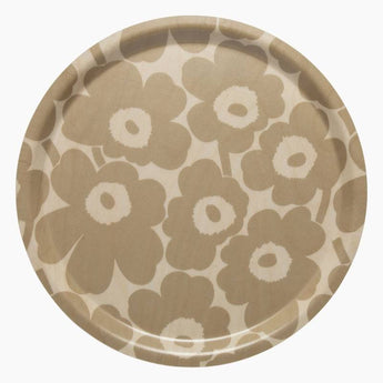 Marimekko Beige Unikko Tray 31cm