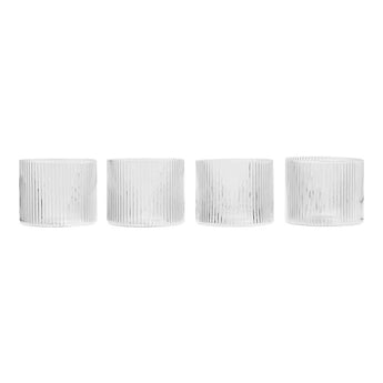 Ferm Living Clear Low Glass Set of Four