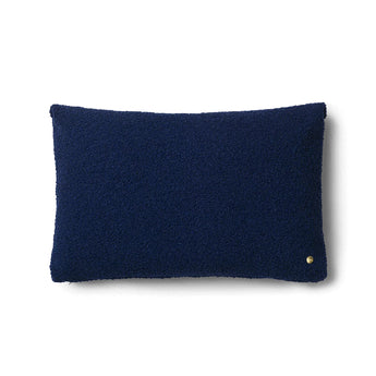 Ferm Living Clean Cushion Wool Bouche Deep Blue