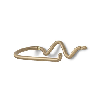 Ferm Living Curvature Toilet Papaer Holder Brass