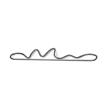 Ferm Living Curvature Towel Hanger Black Brass