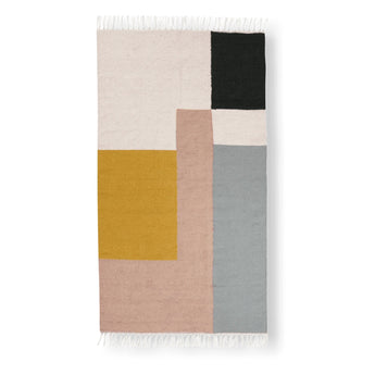 Ferm Living Kelim Square Rug Medium