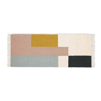 Ferm Living Kelim Square Rug Runner