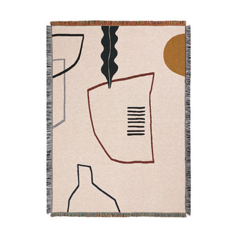 Ferm Living Mirage Blanket Off-White