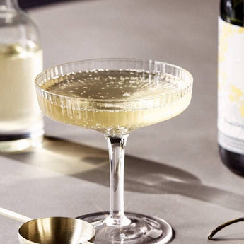 Ferm Living Smoked Grey Champagne Saucer Set of Two