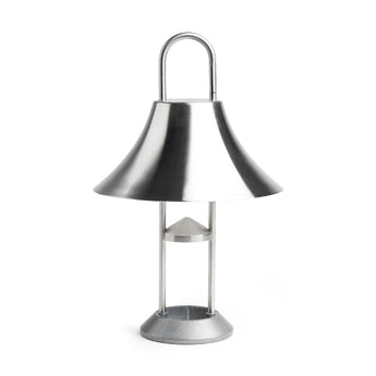 HAY Mousqueton Portable Lamp Brushed Stainless Steel