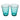 Iittala Kartio Sea Blue Glass Set of Two 40cl