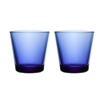 Iittala Kartio Ultra Marine Glass Set of Two 21cl