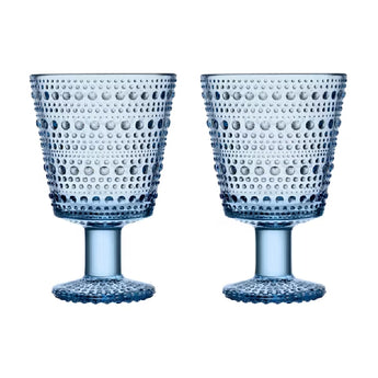 Iittala Kastehelmi Aqua Glass Set of Two 26cl