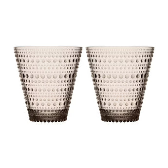 Iittala Kastehelmi Linen Tumbler Set of Two 30cl