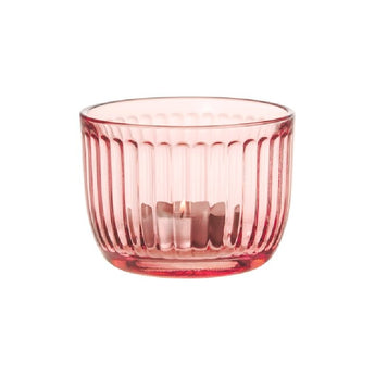 Iittala Raami Salmon Pink Candle Holder