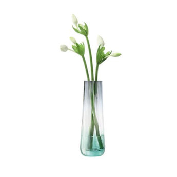 LSA DUSK Vase 20cm - Green/Grey