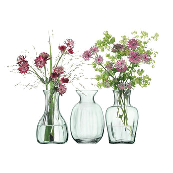 LSA MIA Mini Vase Trio