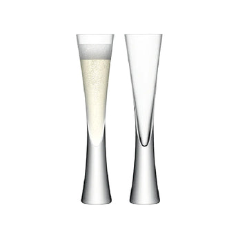 LSA MOYA Champagne Flute Set For Two