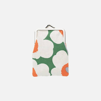 Marimekko Kortti Kukkaro Purse Green & Orange