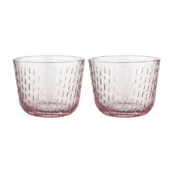 Marimekko Skysy Pink Tumbler Set of Two 2dl