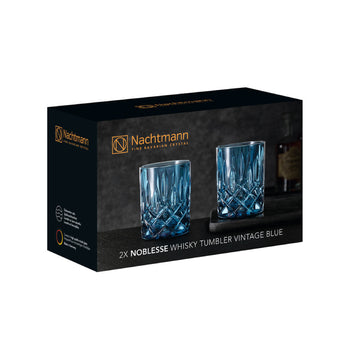 Nachtmann Noblesse Whisky Tumbler Vintage Blue (Pair)