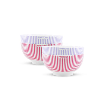 Pantone TableWare Bowl Set - Lavender & Fruitpunch