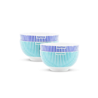 Pantone TableWare Bowl Set - Peacock & Iris