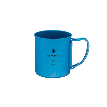 Snow Peak Ti-Double 450 Anodized Mug - Blue