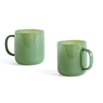 HAY Borosilicate Mug Jade Green 300ml Set of Two