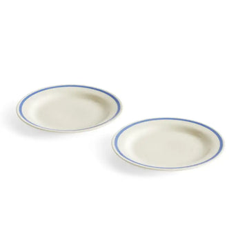 HAY Sobremesa Plate Blue Set of Two