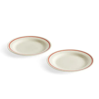 HAY Sobremesa Plate Red Set of Two