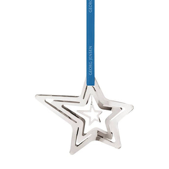 Georg Jensen Christmas Mobile 2021 Shooting Star, 18 Palladium Plated Brass- 10019940